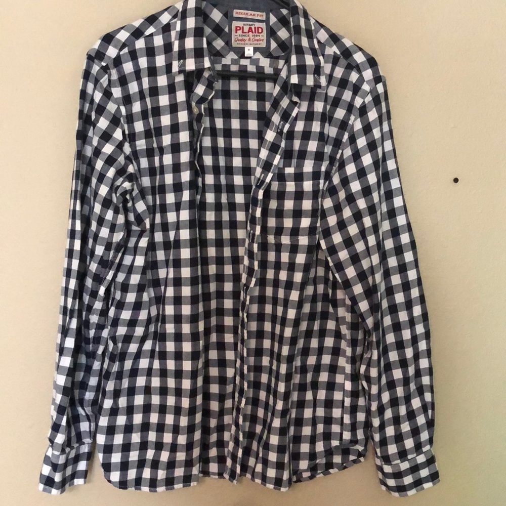 Old Navy plaid button up